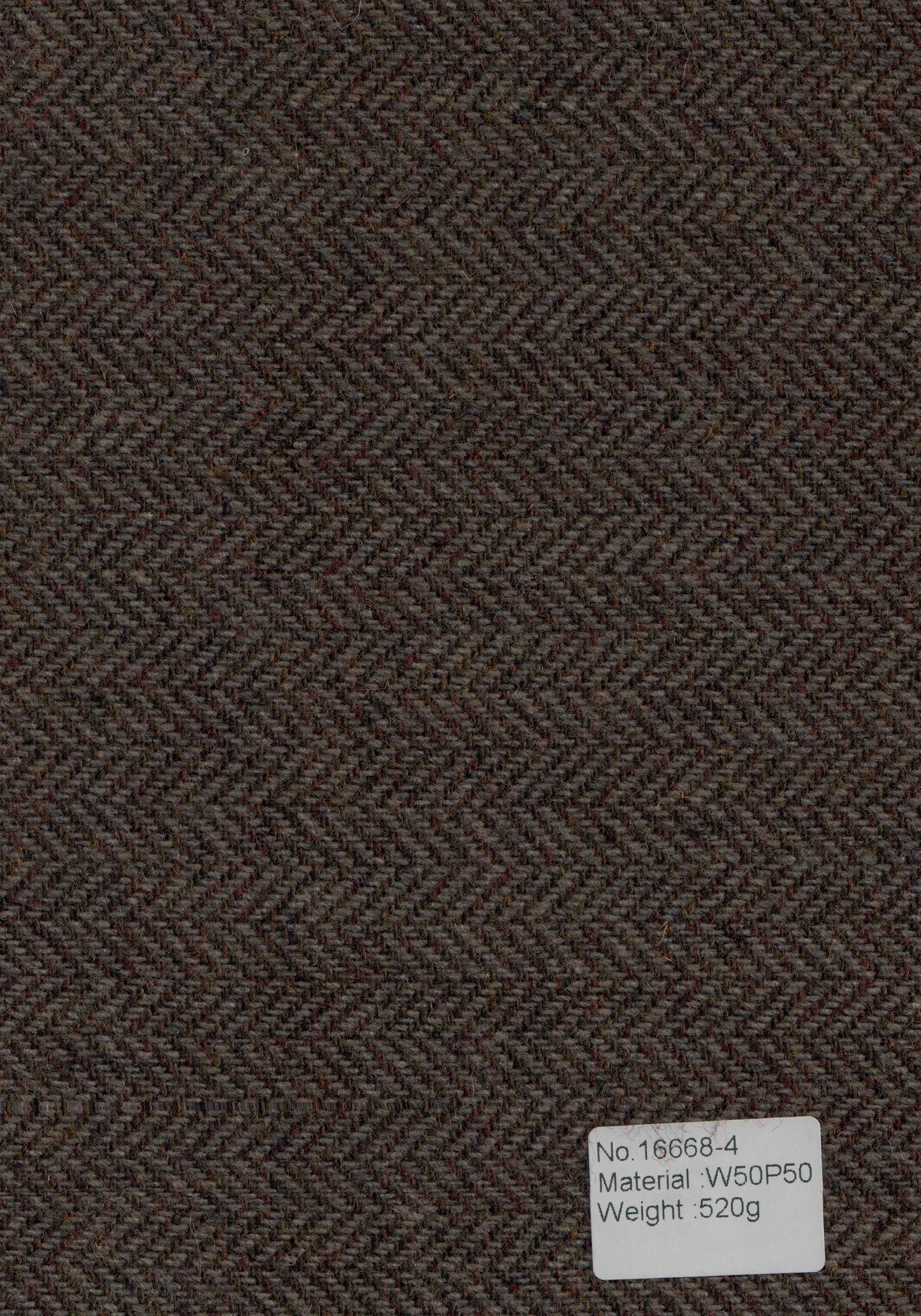 CLASSIC BROWN HERRINGBONE TWEED