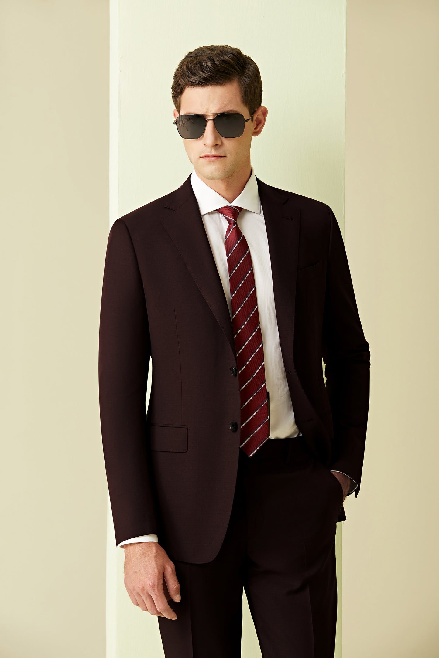 Core Dark Burgundy Suit