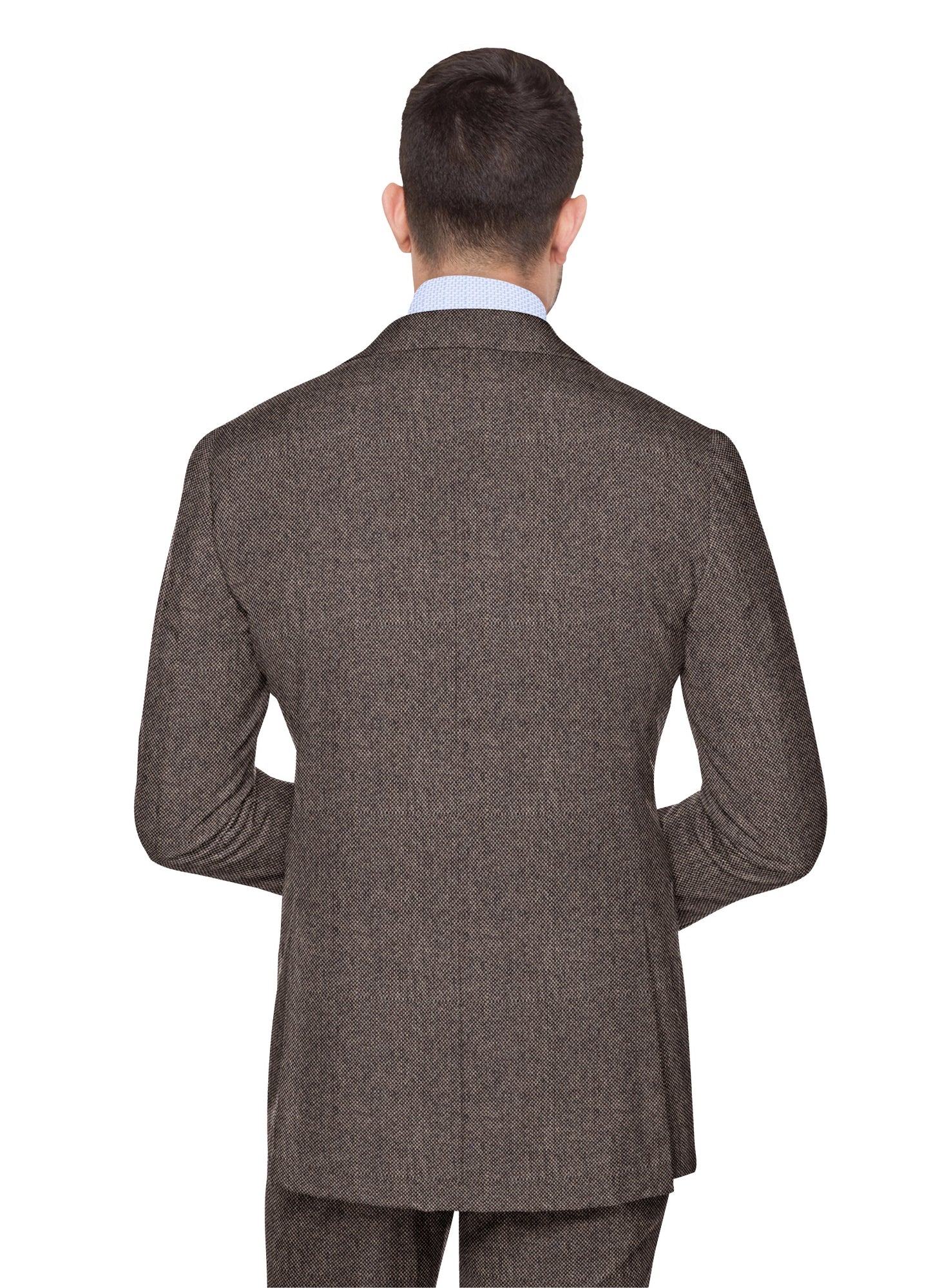 BROWN BARLEYCORN TWEED