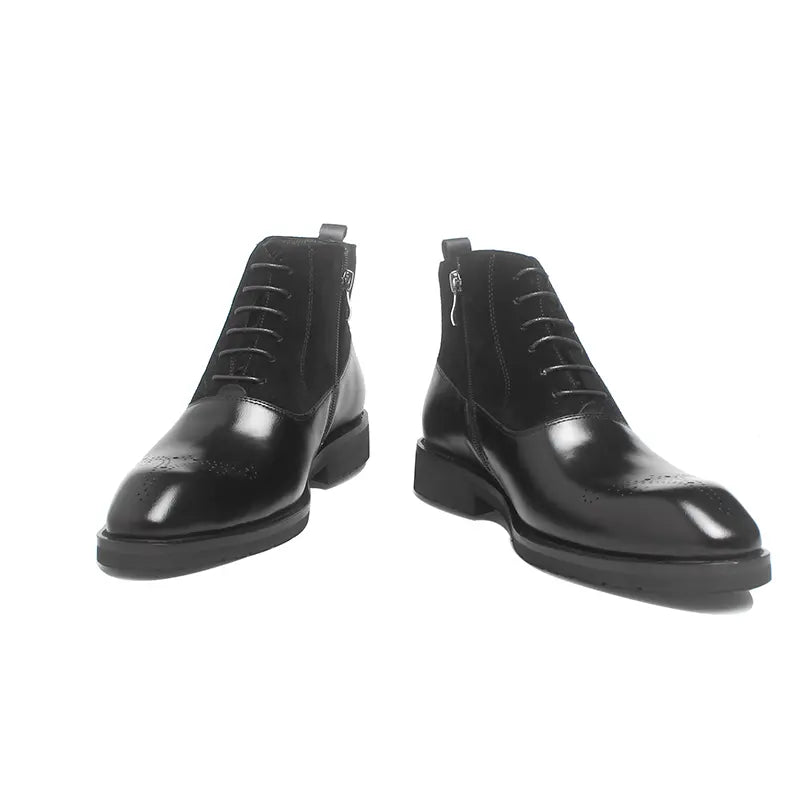 X4-P167 Two-Tone Patchwork Boot