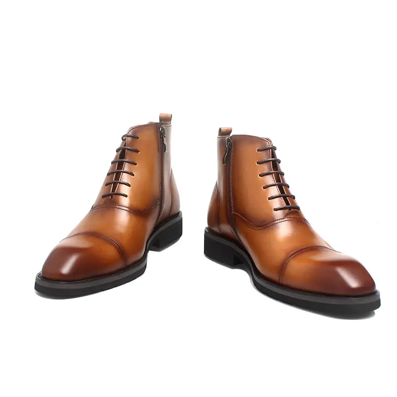 X4-S166 Ankle Zipper Boot