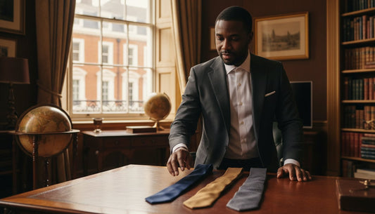 The Modern Gentleman’s Guide: Choosing the Perfect Tie for a Black Suit