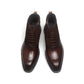 X4-P167 Two-Tone Patchwork Boot